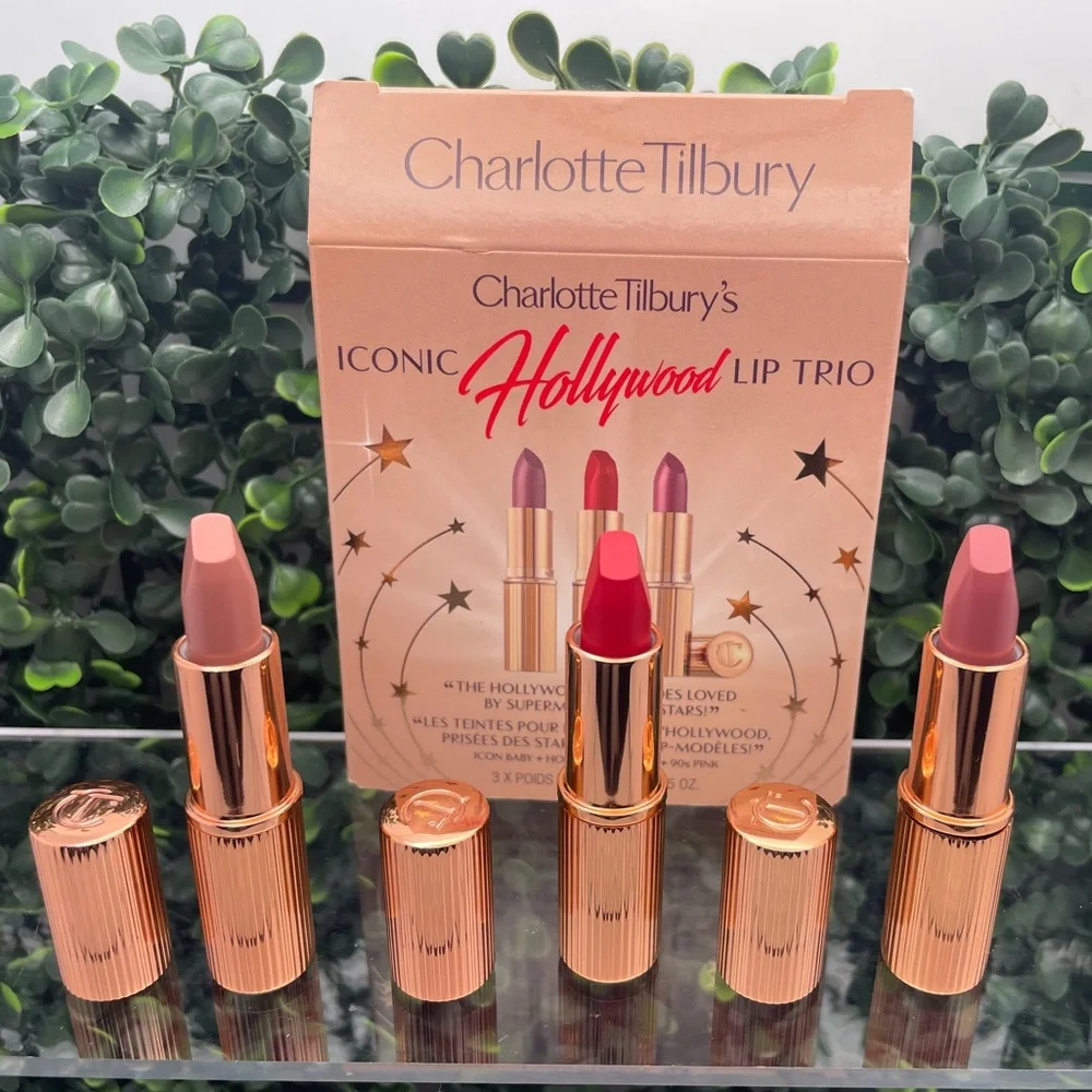 NIB - Charlotte Tilbury Iconic Hollywood Lip Trio